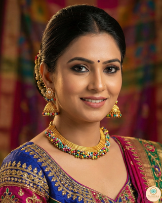 RANG-DE Pearl Necklace Set (Necklace, Earrings) - Multi