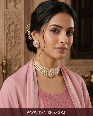 The Noor Mahal Kundan Choker Set