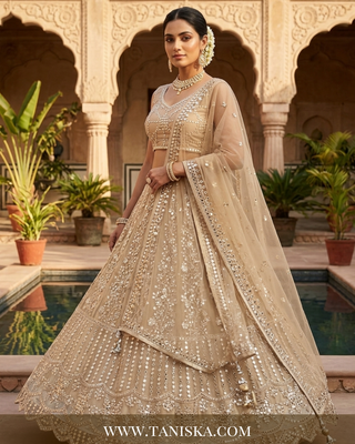 Gilded Starlight Embroidered Lehenga