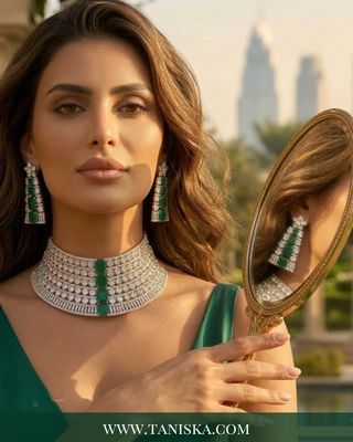 The Imperial Emerald & Diamond Collar Set