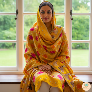 The Bridal Shagun Phulkari Dupatta