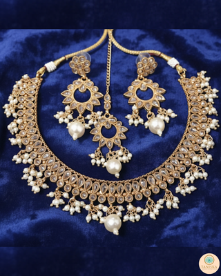 The Empress Golden Necklace Set