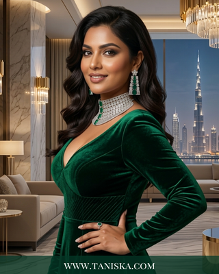 The Imperial Emerald & Diamond Collar Set