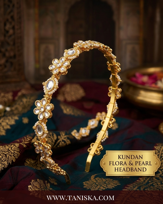 The Gilded Flora Kundan Headband