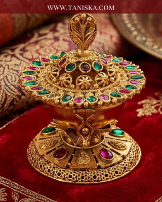 The Peacock Heritage Sindoor Box