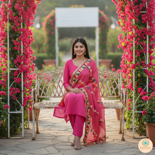 The Rani Bahar Phulkari Dupatta
