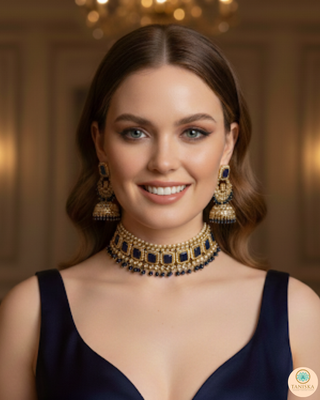 The Midnight Sapphire Heritage Necklace Set