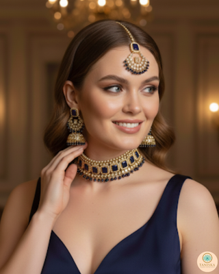The Midnight Sapphire Heritage Necklace Set