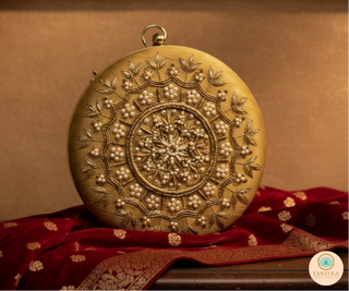 The Golden Aura Clutch Bag