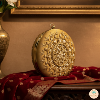 The Golden Aura Clutch Bag