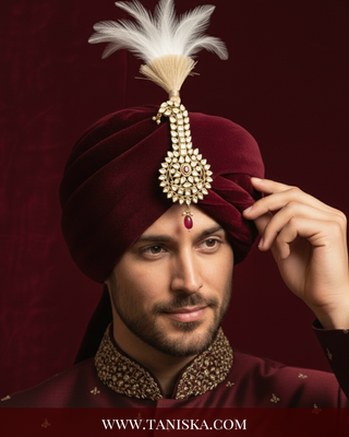 The Emperor’s Emerald | Ornate Kundan Kalgi