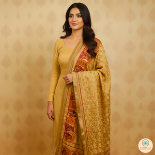 The Sunheri Phulkari Dupatta