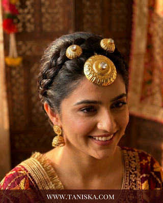 The Swarn-Chakra Bridal Hair Accessory