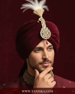 The Emperor’s Emerald | Ornate Kundan Kalgi