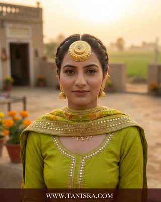 The Swarn-Chakra Bridal Hair Accessory