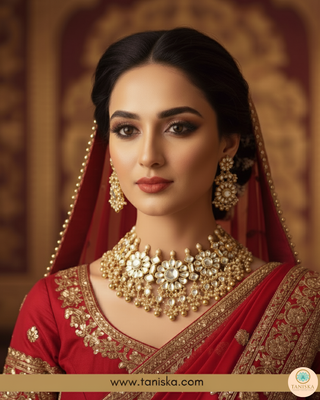 HANIYA Traditional Pachi-Kundan Necklace Set