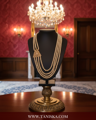 The Commander’s Crest | Architectural Pearl Mala