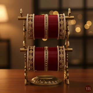 Red Bridal Choora / Bangles Set