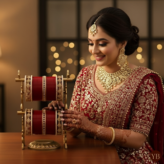 Red Bridal Choora / Bangles Set