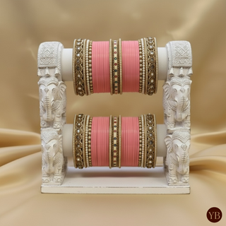 Baby Pink Bridal Choora / Bangles Set