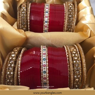 Red Choora / Bangles Set