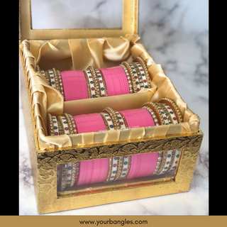 Pink Bridal Choora / Bangles Set