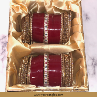 Red Choora / Bangles Set