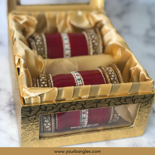 Red Choora / Bangles Set