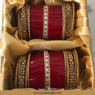 Red Choora / Bangles Set