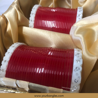 KATRINA KAIF Red Bridal Choora / Bangles Set - Design 2