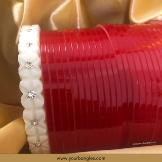 KATRINA KAIF Red Bridal Choora / Bangles Set - Design 2