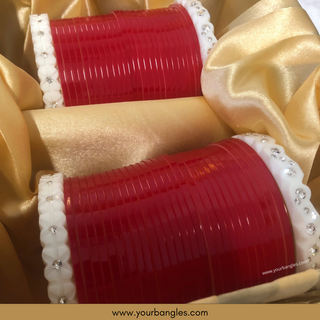 KATRINA KAIF Red Bridal Choora / Bangles Set - Design 2