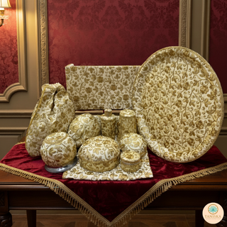 Mayian Fatti Full Set - Cream Floral Design