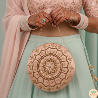 The Blush Mandala Clutch Bag