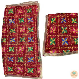 The Rose Garden Phulkari Dupatta