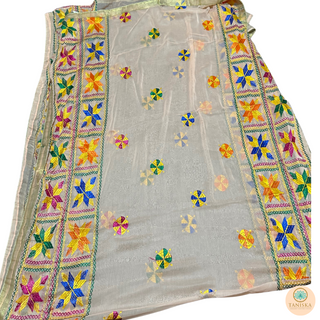 The Peach Bloom Phulkari Dupatta