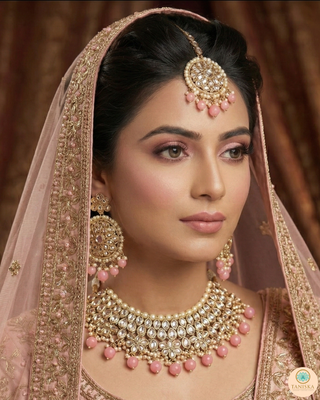 The Rajwada Rose Necklace Set