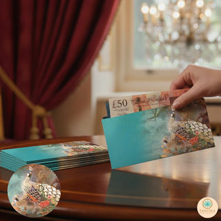 Peacock Design Shagun Money Envelopes - 5s Pack