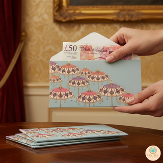 Umbrella Design Shagun Money Envelopes - 5s Pack