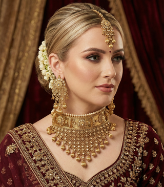 The Royal Antique Gold Majesty Necklace Set