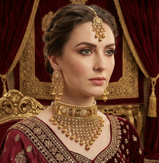 The Royal Antique Gold Majesty Necklace Set
