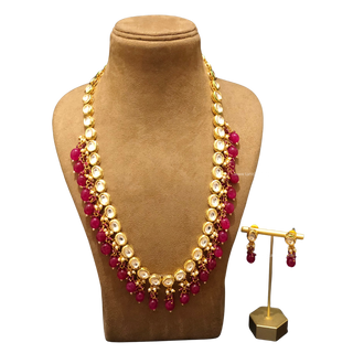 The Sovereign Ishani Ruby-Tone Heritage Haar (Hot Pink)