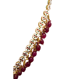 The Sovereign Ishani Ruby-Tone Heritage Haar (Hot Pink)