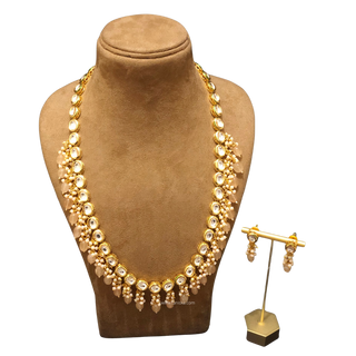 The Sovereign Ishani Heritage Haar (Peach)