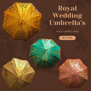 Decorative Umbrella's - Royal / Regal Collection - GOLDEN