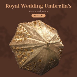 Decorative Umbrella's - Royal / Regal Collection - GOLDEN
