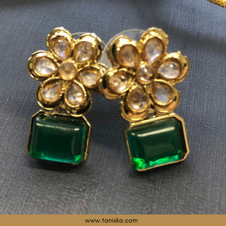 Emerald SIMPLE Necklace Set