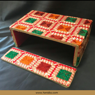 Phulkari Colourful FATTI - with Foot Plate