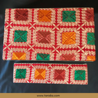 Phulkari Colourful FATTI - with Foot Plate