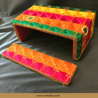 Phulkari Colourful FATTI - with Foot Plate